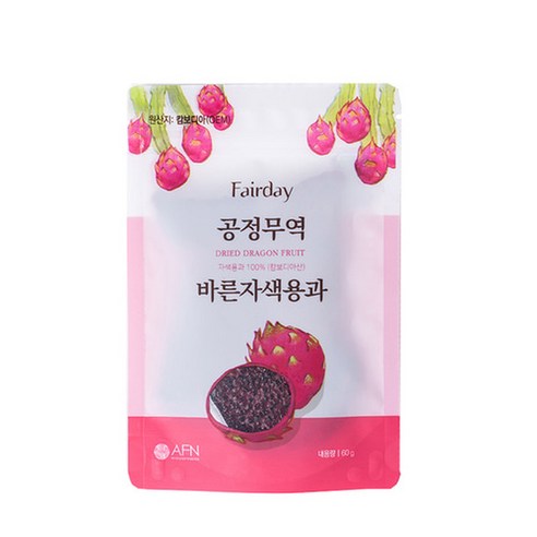 페어데이 공정무역 바른자색용과 (60g)