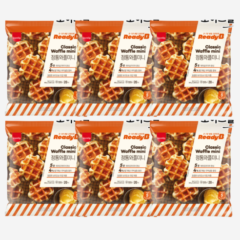 삼립 레디비 냉동 정통와플 미니 600g (30g x 20개입)