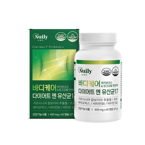 뉴일리 바디케어다이어트엔유산균17 450mgx60캡슐