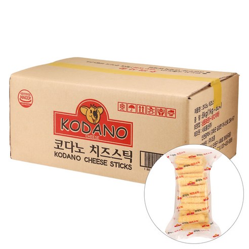코다노치즈스틱 1KG/조흥-2개, 1kg, 8개