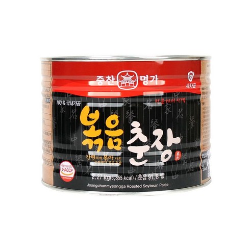 HOOT 사자표 중찬명가 중국요리 2.27kg 볶음춘장 대용량 짜장면 중식