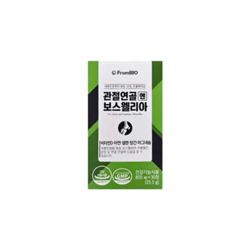 프롬바이오 관절연골 엔 보스웰리아 쇼핑백포함