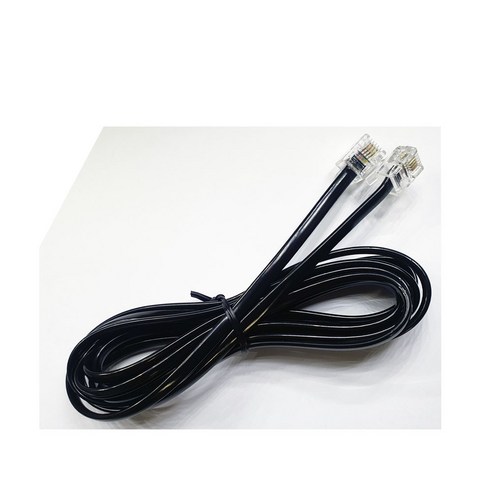 국산 RJ11 RJ12 전화선 팩스선 전화케이블 팩스케이블 팩스전화연결 전화팩스연결 카드체크기 카드단말기 카드기 연장 연결 Y연결