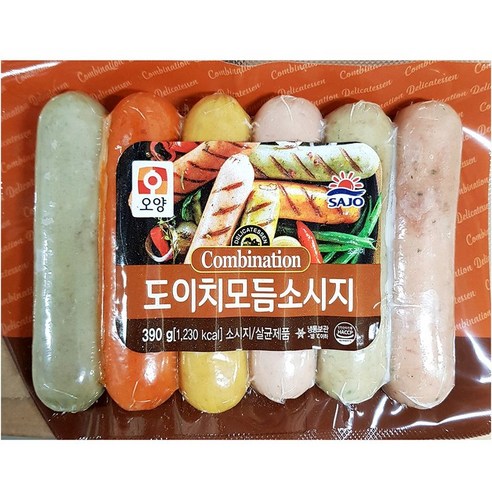 오양 도이치모듬소시지 390g 10개, 390g, 10개