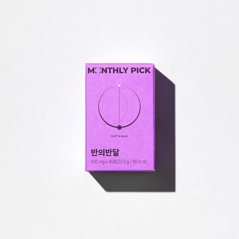 먼슬리픽 반의반달 소화 분해 브로멜라인 파인애플 파파인 칼륨 붓기, 1박스, 15회분