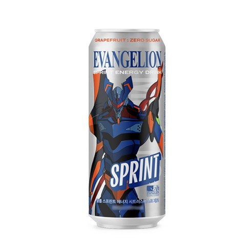 에반게리온 스프린트에너지드링크 시트러스버스트제로 500ml x 2개