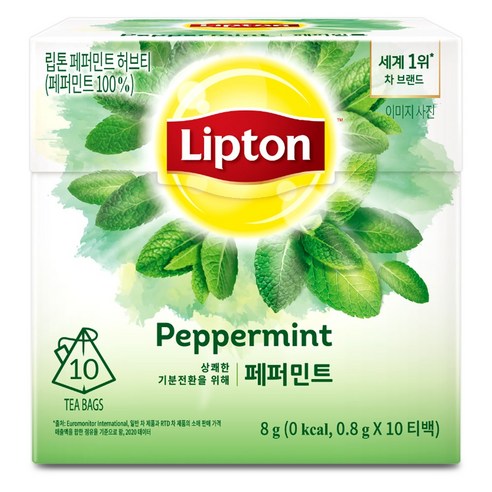 립톤 허브티 페퍼민트 10티백