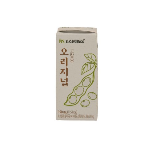 네이처세븐 효소분해 오리지널 고칼슘 두유, 72개, 190ml