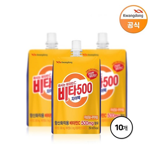 광동 비타500 치어팩 250ml x 10입, 250ml, 10개