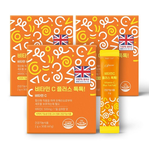 오브맘 비타민C 플러스 톡톡! 30일분