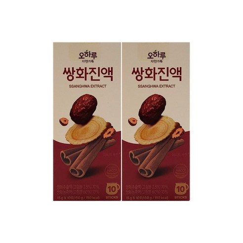 기타 오하루 자연가득 쌍화진액 15g x 10포 2박스 /Hb