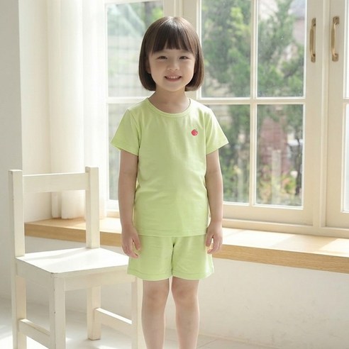 잼베이비 (5부 면모달 세트) 유아동 여름실내복