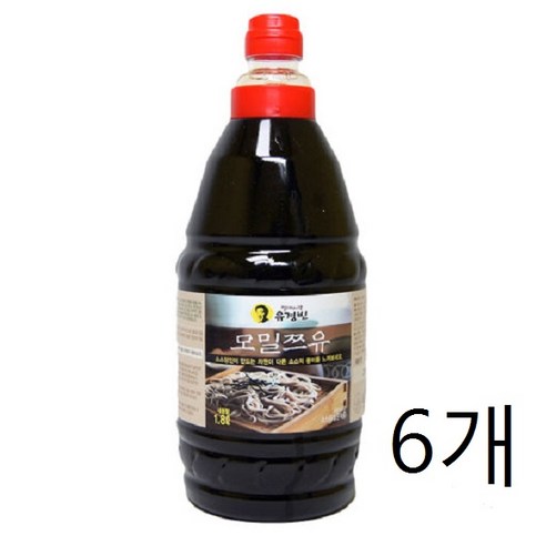 이엔푸드 유경빈 모밀쯔유1.8L 6개 1박스