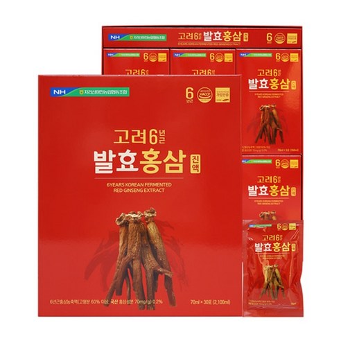 지리산마천농협 고려6년근 발효홍삼 70ml x 30포