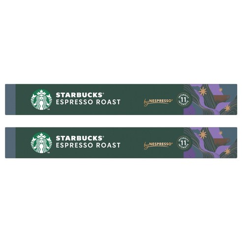 스타벅스 에스프레소 로스트 by 네스프레소 캡슐커피, 5.7g, 10개입, 2개