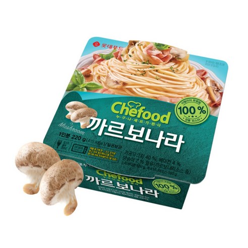 쉐푸드 까르보나라 냉동 스파게티