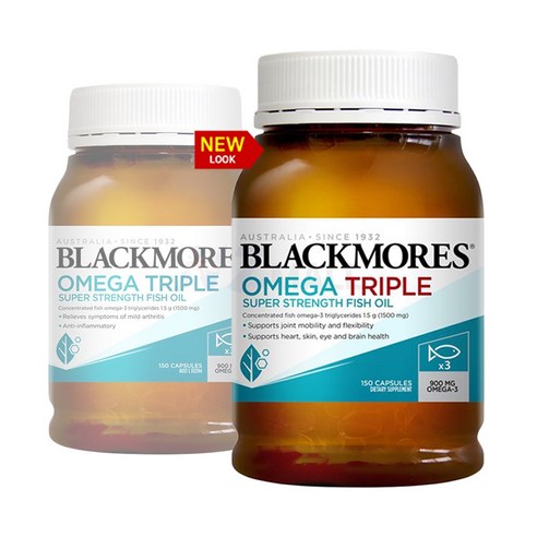 Blackmores 호주 블랙모어스 3배함량 오메가 피쉬오일 150캡슐 Omega Triple Concentrated Fish Oil