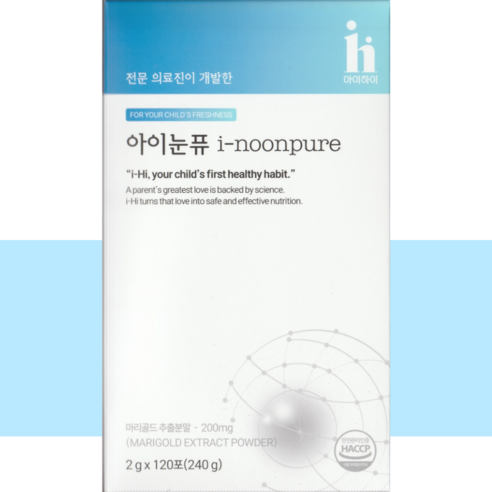 아이하이 아이눈퓨 2g X 120포 (3+1) 눈건강 영양제 시력