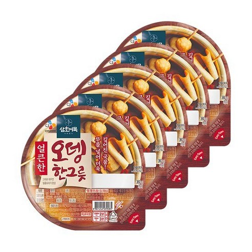 CJ 삼호오뎅한그릇 얼큰한맛360g x 5개, 360g, 5개