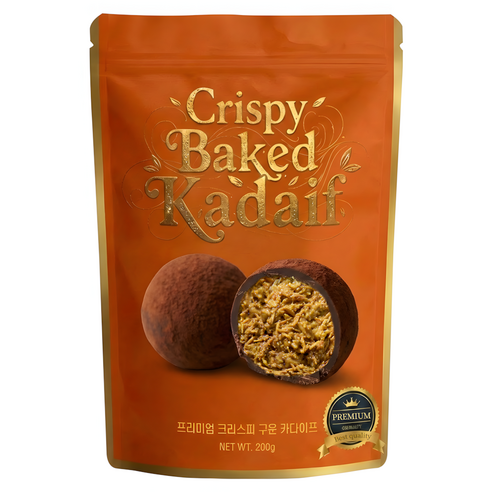 프리미엄 구운 바삭한 볶은 카다이프