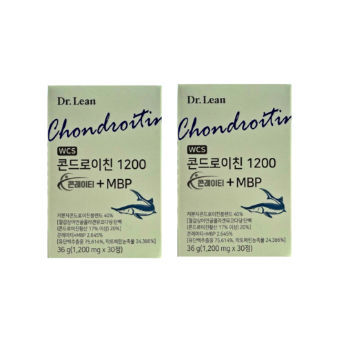 닥터린 콘드로이친 1200 콘레이티 + MBP 36g, 30정, 2개