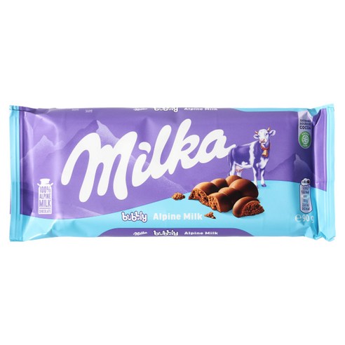 밀카 초콜릿 버블리