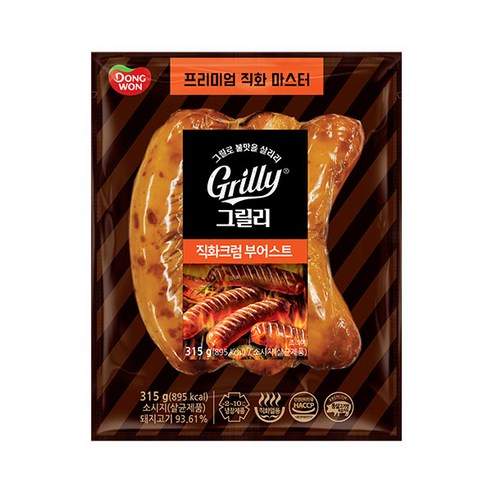 냉장 동원 그릴리 크럼부어스트 315g