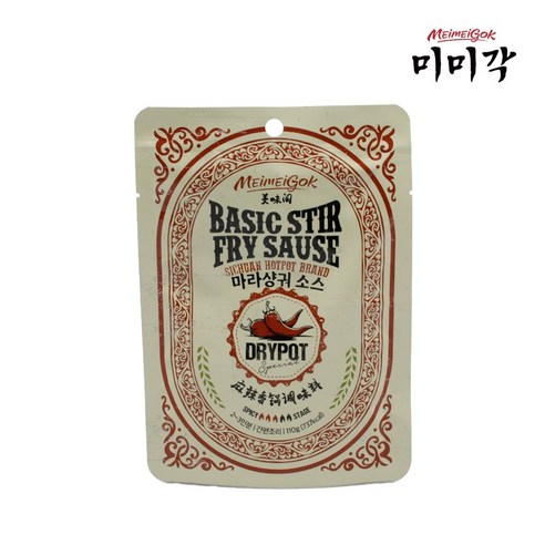 미미각 마라샹궈 소스 마라맛 볶음소스, 3개, 110g