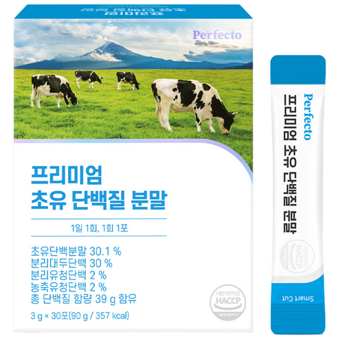 퍼펙토 프리미엄 초유 단백질 분말 스틱