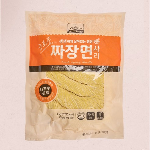원하프중화풍짜장면사리 1KG칠갑, 1kg, 1개