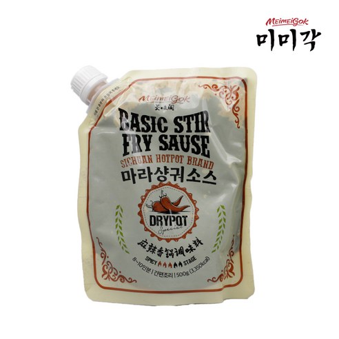 미미각 마라샹궈 소스 마라맛 볶음소스, 2개, 500g