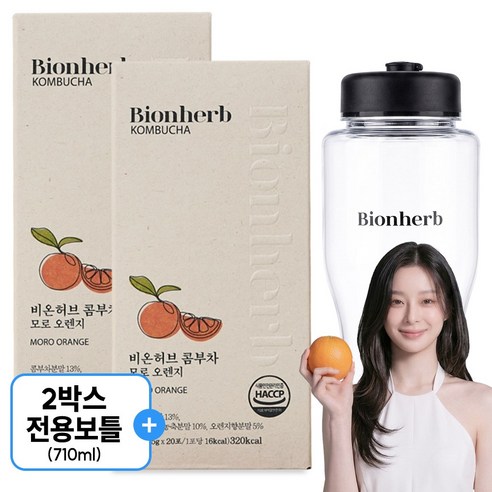 당0g 맛있는 콤부차 모로오렌지 19종 유산균 비타민C 비온허브