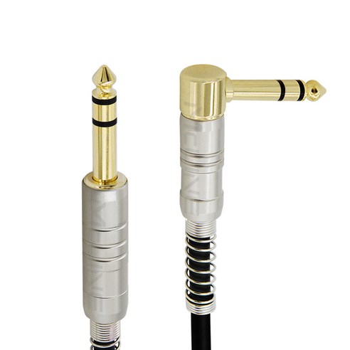 맥라인 스테레오 6.3mm (5.5) TRS 1/4 케이블 밸런스 Balanced 스피커 오디오 라인 인터페이스 반주기 음향 앰프 연결선 McLine MC-HA43