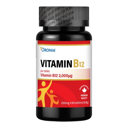 오로니아 비타민 B12 2000mcg 90캡슐