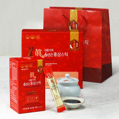 내몸가득진6년근홍삼스틱50포(쇼핑백포함), 1g