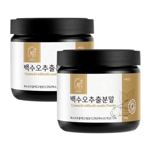 두손애약초 백수오추출분말, 2개, 200g