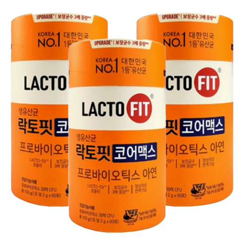 락토핏 생유산균 코어맥스 60p