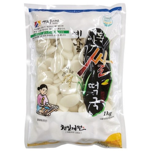 옛날안동쌀떡국 1KG/천일제면-5개