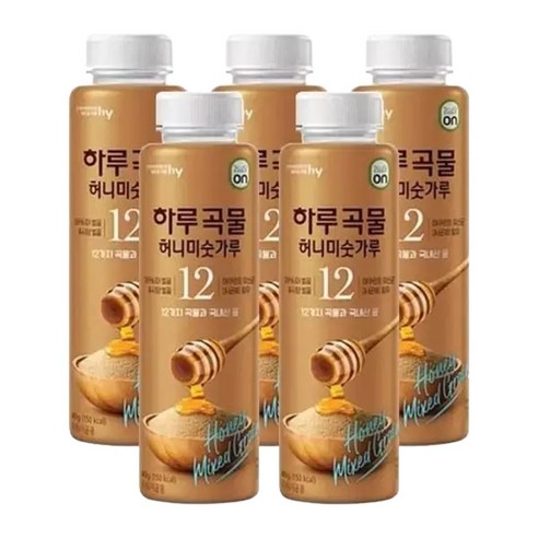 HY 한국야쿠르트 잇츠온 하루곡물 허니미숫가루 40gX5개19513999667562