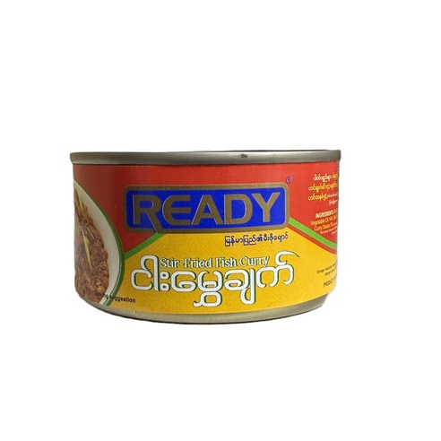 미얀마 레디 브랜드 카레맛 볶음 생선 캔 / Myanmar Ready Brand Stir-Fried Fish Curry
