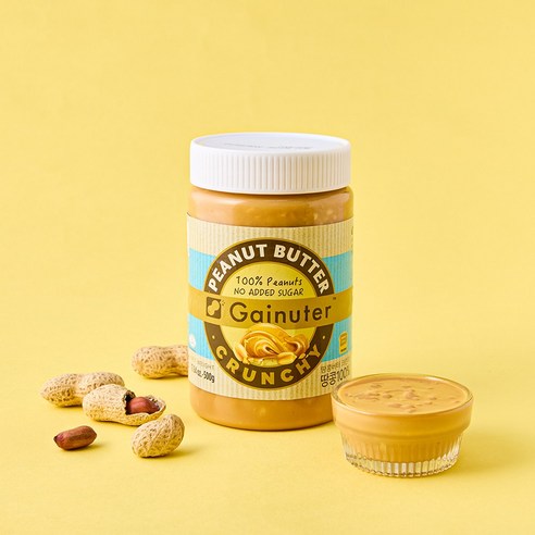 제이넛터 무가당 땅콩버터 스무스 500g, 2개, 500g