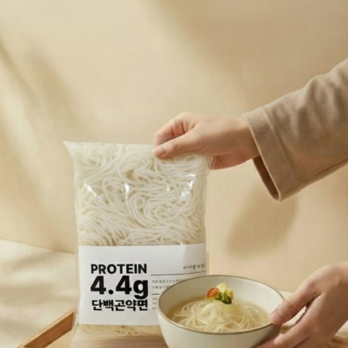 아이엠그라운드 발효 단백곤약면 단백질4.4g 식이섬유 함유 혈당관리 다이어트, 5개, 200g