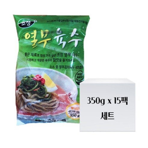초정식품 열무육수 350g 세트