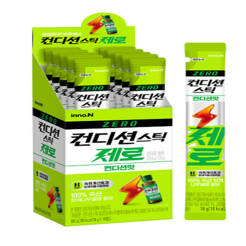 [서흥바이오팜] 컨디션 젤리 스틱 숙취해소제 컨디션맛 음주전후
