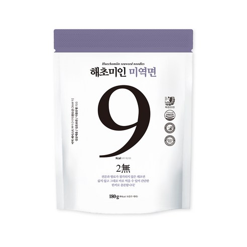 해초미인 미역면 9kcal
