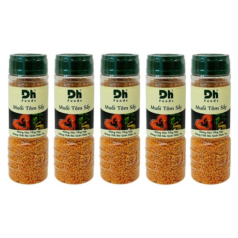 Dhfoods 떠이닌 베트남 건조 새우소금, 5개, 110g