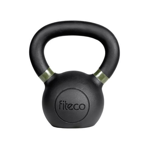FITECO 프리미엄 케틀벨 크로스핏 전신운동, 1개, 8kg, 블랙