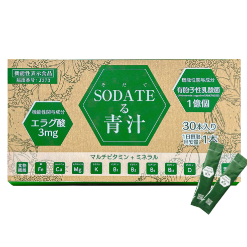 체지방 제충 허리둘레 감소에는 SODATE 아오지루 청즙, 1개, 30회분