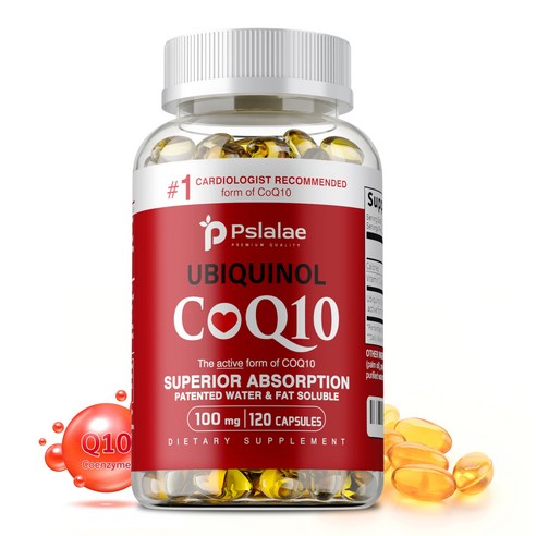 유비퀴놀 CoQ10 100mg 소프트젤 - 뛰어난 흡수력 - 심장 건강을 위한 활성형 코엔자임 Q10