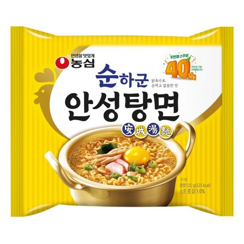 농심 순하군 안성탕면 125g